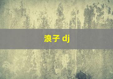 浪子 dj